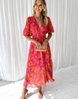 Clara | Maxi Sukienka Wiosenna