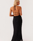 Alicja - Zwiewna sukienka maxi typu halterneck
