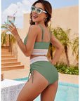 Agnieszka – Halter Bikini Set z Wysokim Stanem