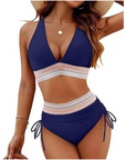 Agnieszka – Halter Bikini Set z Wysokim Stanem