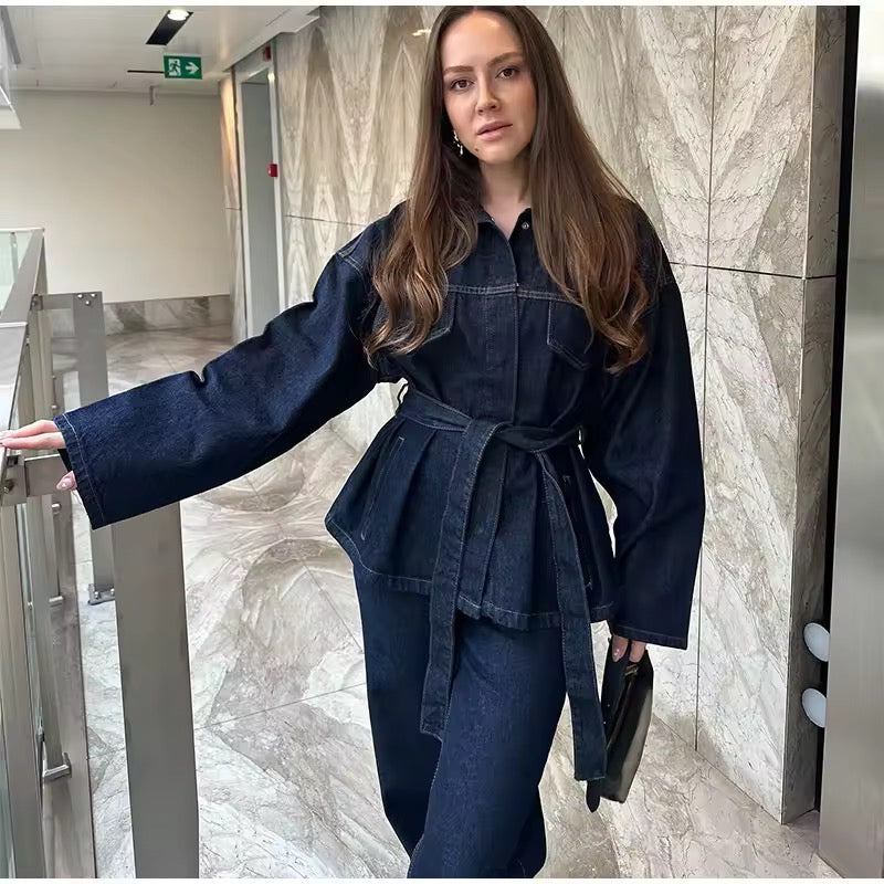 Joanna - Zestaw Denimowy